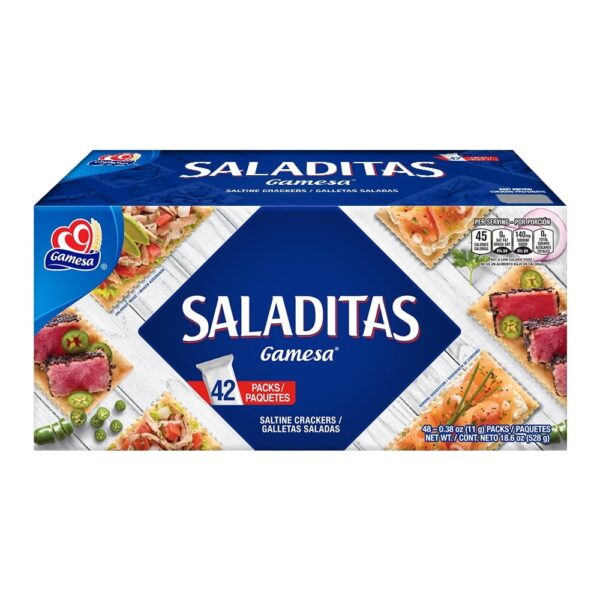Gamesa Saladitas Saltine Crisp Crackers, 18.6 oz
