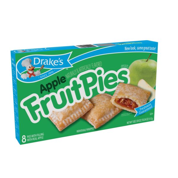 Drake&apos;s Apple Fruit Pies, 8 Ct, 18.04 oz